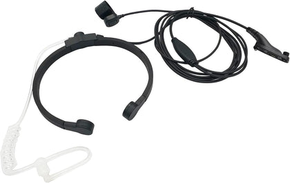 Throat Mic Headset Tactical Neck Bone Conduction Acoustic Earpiece for Motorola APX 6000 7000 8000 XPR7550E 6550E