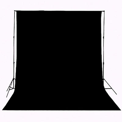 Black Backdrop for Photography Durable Fabric Background Photo Backdrop Video Photography Studio (5x7ft, Black)