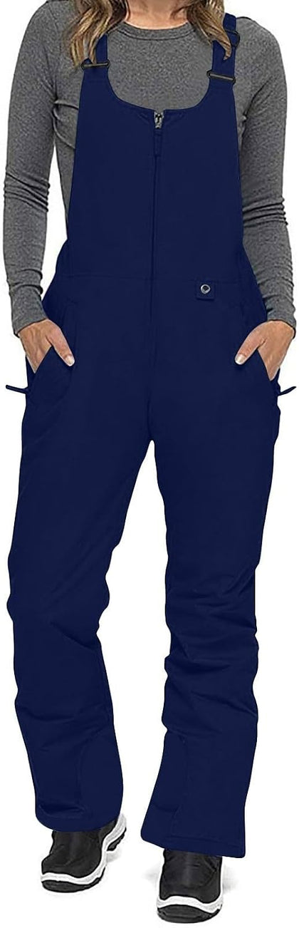 Snow Pants Womens Snow Bibs Ski Pants Winter Waterproof Insulated Bib Snowboard Pant Ski Jumpsuit Coveralls Overalls