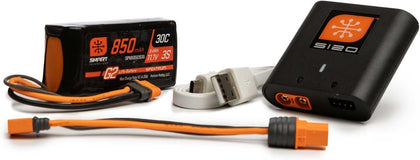 Smart G2 Powerstage Air Bundle: 3S 850mAh LiPo Battery / S120 Charger, SPMXPSA100