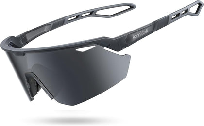 24g Polarized Sports Sunglasses for Men Women - UV400 Protection Sun Glasses for Baseball Running Cycling Fishing