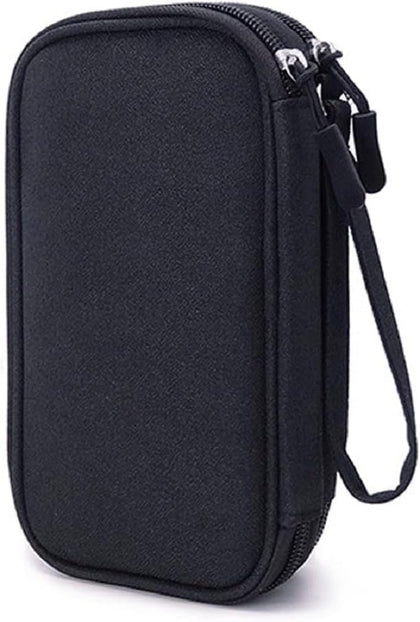 Diabetic Supplies Travel Case Organizer for Test Strips, Lancets, Needles, Lancing Device, Glucose Meter, Alcohol