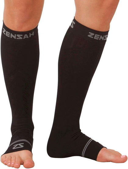 Ankle/Calf Compression Sleeves- Toeless Socks for Circulation, Swelling for Men and Women