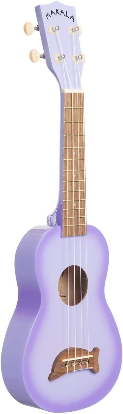 MK-SD-PLBURST Makala Dolphin Soprano Ukulele - Purple Burst