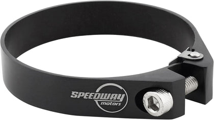 Custom Billet Aluminum Radiator Hose Clamp 1.75 Inch Black High Strength Worm Gear Design Five Times Clamping Force