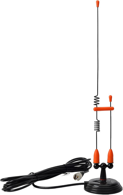 Heavy Duty Magnetic Mount Antenna, Dual Band VHF/UHF | Vehicle Home Base Antenna, PL259 Plug & 3.5inches Mag Base &