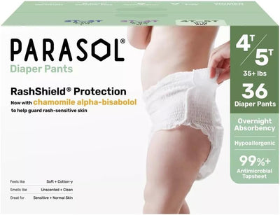 Size 6 (4T-5T) Chlorine-Free Pull-On Diaper Pants, 36 Count
