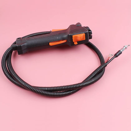 JUZELY Throttle Trigger Cable for GX35 GX 35 Fit 26mm Tube Strimmer Trimmer Brush Cutter Small Engine Motor Part