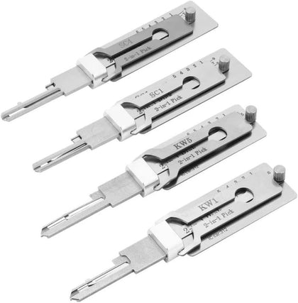 Lock Pick Tool Set Compatible with SS001 SS002 KW1 SC1 SC4 KW5 Door Locks(A4)