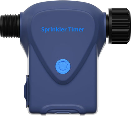 Smart Sprinkler Hose Timer with Flow Meter & Auto Shutoff, Single Zone, 3/4" GHT, App Schedules, Gallon-Based