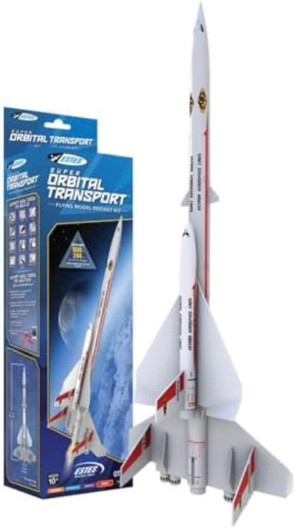 7314 Super Orbital Transport Model Rocket Kit | Expert Level | Soars Up to 800 ft. 244 m.