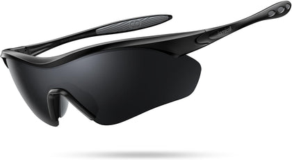 22g Polarized Sports Sunglasses - UV400 Protection Men Women Sun Glasses for Driving Running Cycling Baseball Golf