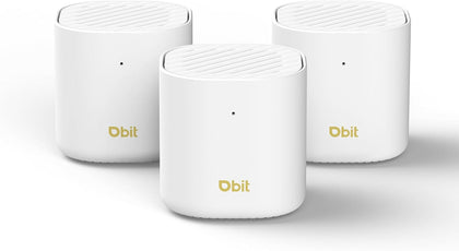 AX3000 WiFi 6 Mesh Wi-Fi System | 6,500 Sq Ft Coverage & 150 Devices | Dual-Band, Seamless Roaming, Parental Controls