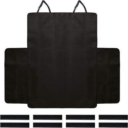 SUV Cargo Liner for Dogs, Heavy Duty Waterproof Oxford Cloth Pet Trunk Protector Mat, Non-Slip Washable Dog Cargo