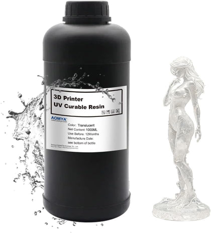 3D Resin 3D Printer UV Curable Resin 405nm High Precision Printing Resin Quick Curing & Excellent Fluidity for