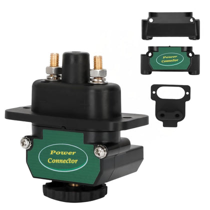 Trolling Motor Plug 027-0004-KIT Compatible with Battery Tender, 12V to 48V Onboard Marine DC to DC Power Connection, Quick Connect & Disconnect, 80 AMP Capacity