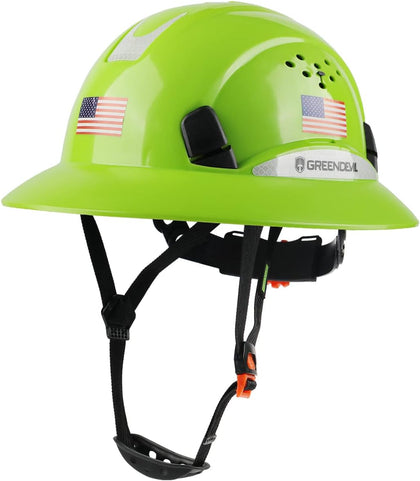 Full Brim Hard Hat Vented Construction Safety Helmet OSHA Approved Cascos De Construccion Work Hardhats with Cooling