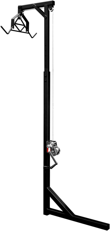 Truck Hitch Game Hoist Complete Kit with Gambrel, 500 lb Capacity - Hunting Game Skinning Complete Hoist Kit