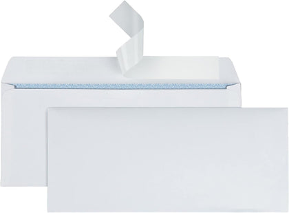 Clean Seal(TM) Security Envelopes, #10 (4 1/8in. x 9 1/2in.), White, Box Of 500, 12015