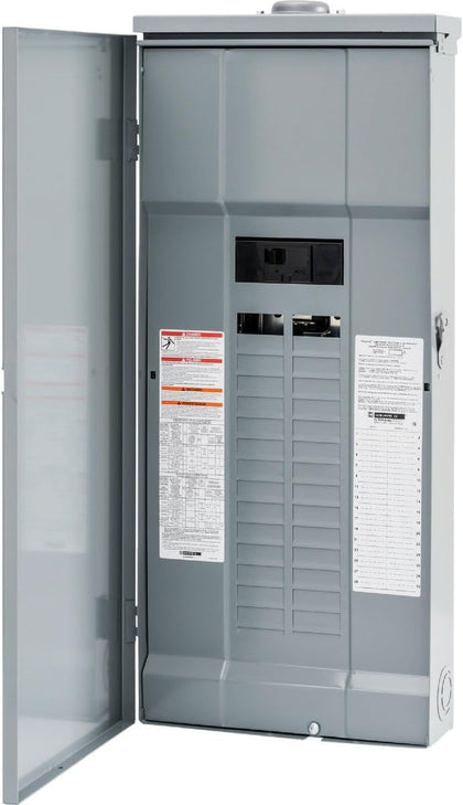 Square D - HOM3060M200PRB Homeline 200 Amp 30-Space 60-Circuit Outdoor Main Breaker Load Center (Plug-on Neutral Ready)