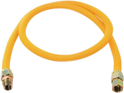 Eastman 1/2 in. FIP X 1/2 in. D MIP 60 in. Stainless Steel Gas Connector