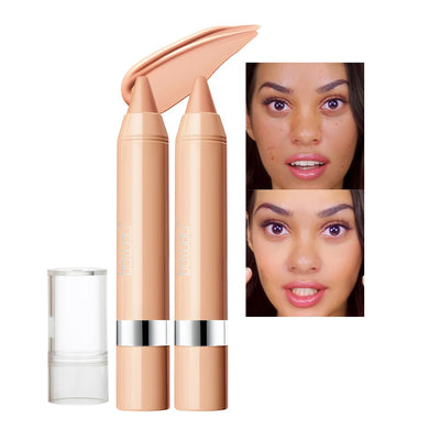Deep Beige Concealer Crayon, Brightening Creamy Sustainable Under Eye Concealer stick Beauty Makeup (Deep Beige, 2pcs)