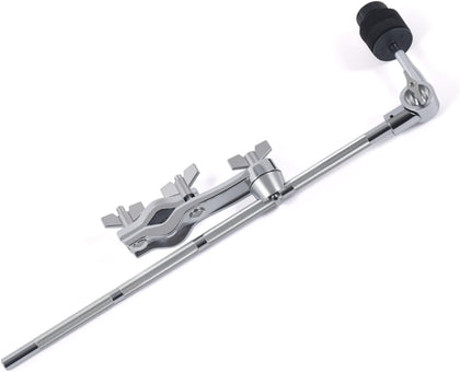 Cymbal Boom Arm Holder with Clamp L-Arm Rod Extension Arm Attachment | Cymbal Stand Mount with Bracket Holder for