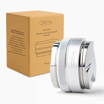 Coffee Products 53.3mm Hand Tamper & Coffee Distributor | Compatible with Breville Portafilters | Double-Sided