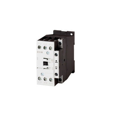 Eaton XTCE032C10TD XT-IEC Contactor and Starter, 45mm, 32A AC-3 Current Rating, 10 Max HP at 230VAC, 20 Max HP at 460VAC, 25 Max HP at 575VAC, 24VDC Coil Voltage
