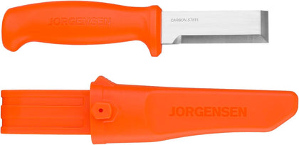 Wood Chisel Knife with Sheath, SK5 Carbon Steel Blade | Ergonomic Handle & Full Tang Design, Wood Chisel for