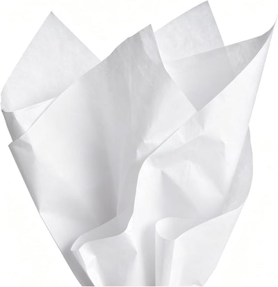White Tissue Paper, 60 Sheets, 26 x 20 Inches, Gift Bags & Wrapping