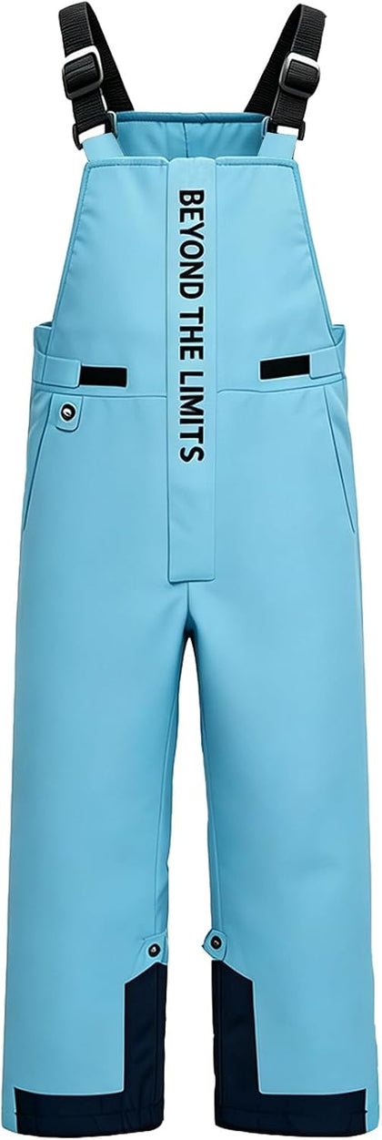Kids' Insulated Waterproof Snow Pants Windproof Warm Ski Bib Overalls for Boys and Girls | Windproof, Warm, Ski Bib