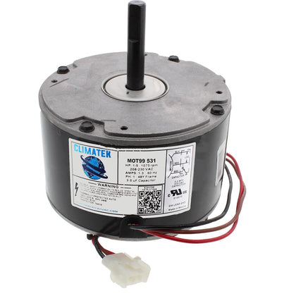 ClimaTek Condenser Fan Motor Replaces 1086598 1082639 1085925 1064945
