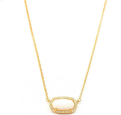 Gold Necklace for Women, 14K Dainty Pendant Choker, Adjustable Chain, Minimalist Gift for Birthday Valentine's Day