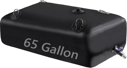Water Storage Bladder, Water Tank 65 Gallon Foldable Portable Water Storage, Large Water Storage Containers with 3/4"