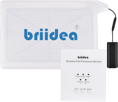 Wireless Chair Alarm for Elderly Dementia Patients, Fall Prevention Sensor with 3 Alarm Modes, Waterproof 10x15 PVC