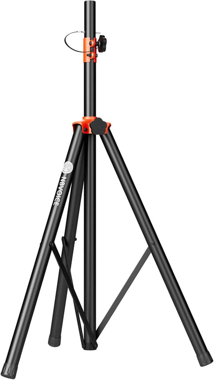 Speaker Stands Heavy Duty - Adjustable Height 50.5'' to 83.5'', Speaker Tripod Stand with Non-Slip Rubber Feet,144lbs