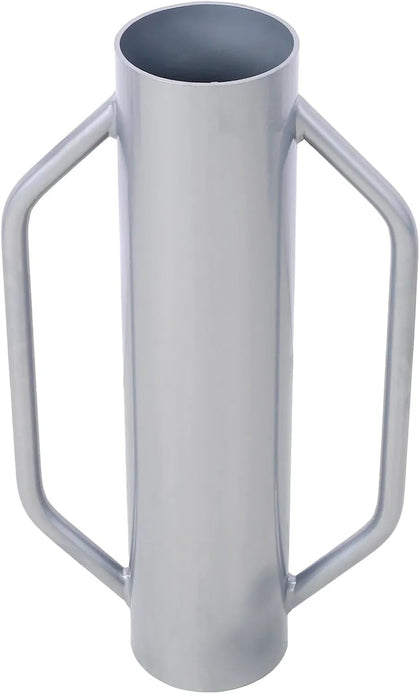 Heavy Duty Metal Fence Post Driver, 30 lb T Post Pounder with Handle, Steel Construction, Grey, 23.5 x 13 x 5.5 Inches