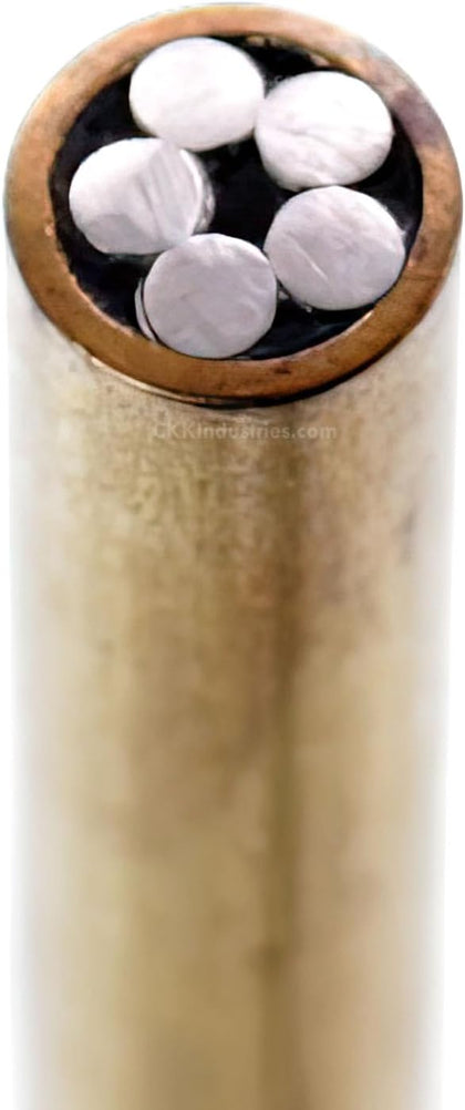 Mosaic Pin - (0.156 (5/32) Inch Diameter) - (504BS) - (Brass Outer Material)(Stainless Steel Inner Material)
