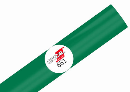 651 Glossy Permanent Vinyl 12 Inch x 10 Feet - Green