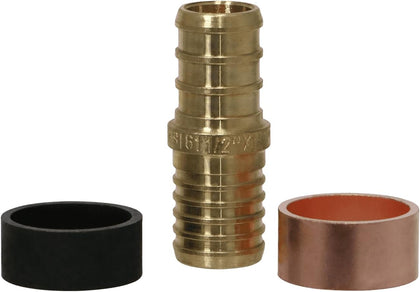 1/2 Inch Pex x 1/2 Inch PB (polybutylene) Slicing coupling with ring, Repair Kit, 30-2-3=10XX, 10 Pieces
