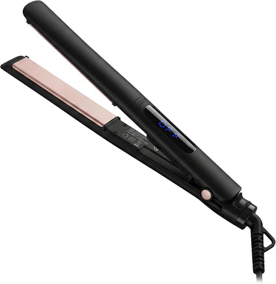 Hair Straightener, Ionic Titanium Ceramic Floating Plates Curler, 20s Fast Heating, 9 Temp Settings 170-400°F, Dual
