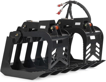 60" Grade 50 Standard Series Root Grapple Bucket, SSQA Connection, Dual Cylinder Hydraulic Design for Medium-Duty