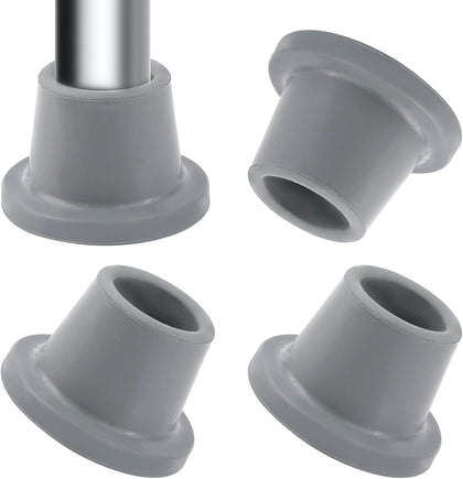 Heavy Duty Shower Chair Leg Caps 4 Pack - Replacement Rubber Feet for Bath Seat, Stools - Non Slip Tips With Suction