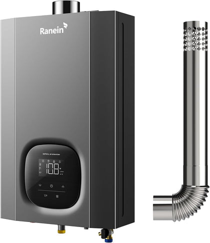 Propane Tankless Water Heater, 4.3 GPM, 100,000 BTU, Indoor | Endless hot water for whole home, 3-4 water points