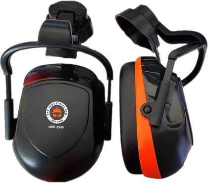 Universal Full Brim Hard Hat Ear Muffs 25dB NRR