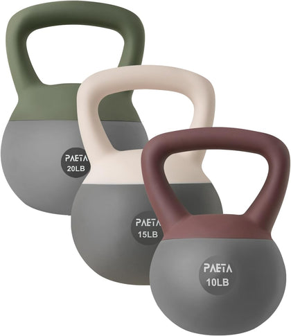 Soft Kettlebell for Home Fitness – Anti-Slip Grip & Wide Handle Design,Soft Kettlebell Set, Gentle Floor-Friendly