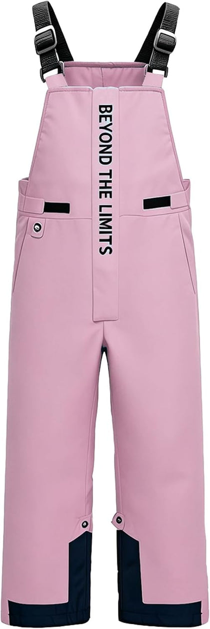 Kids' Insulated Waterproof Snow Pants Windproof Warm Ski Bib Overalls for Boys and Girls | Windproof, Warm, Ski Bib