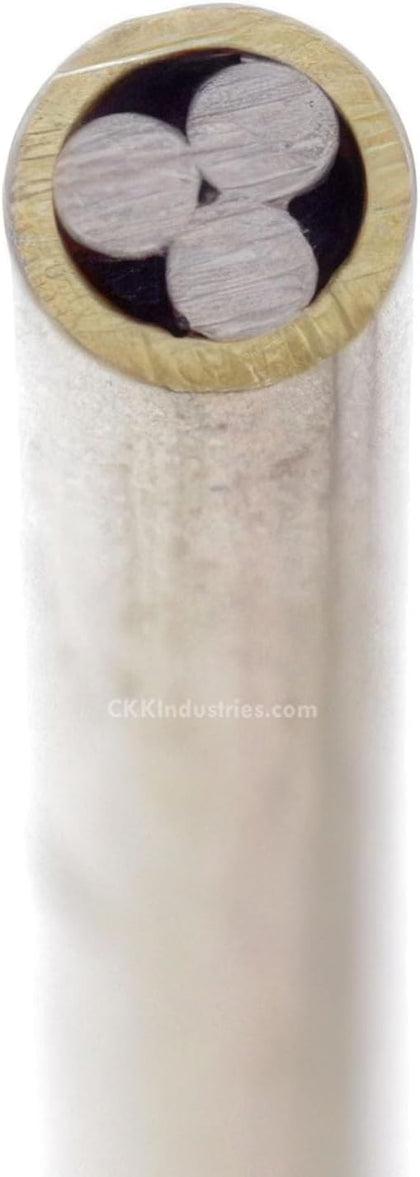 Mosaic Pin - (0.125 (1/8) Inch Diameter) - (403BS) - (Brass Outer Material)(Stainless Steel Inner Material)