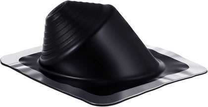 1 Pcs Black Epdm Square High Pitch Roof Flashing for Chimney Pipe